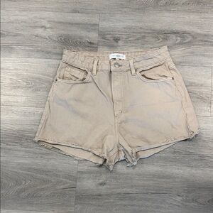 Dynamite High Waist Beige Denim Shorts size 29